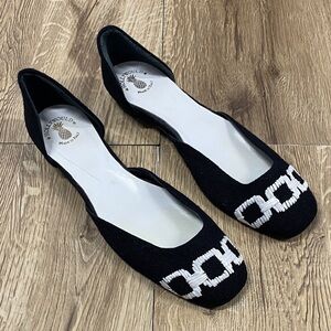 Hollywould Flats 40 Made in Italy Black & White